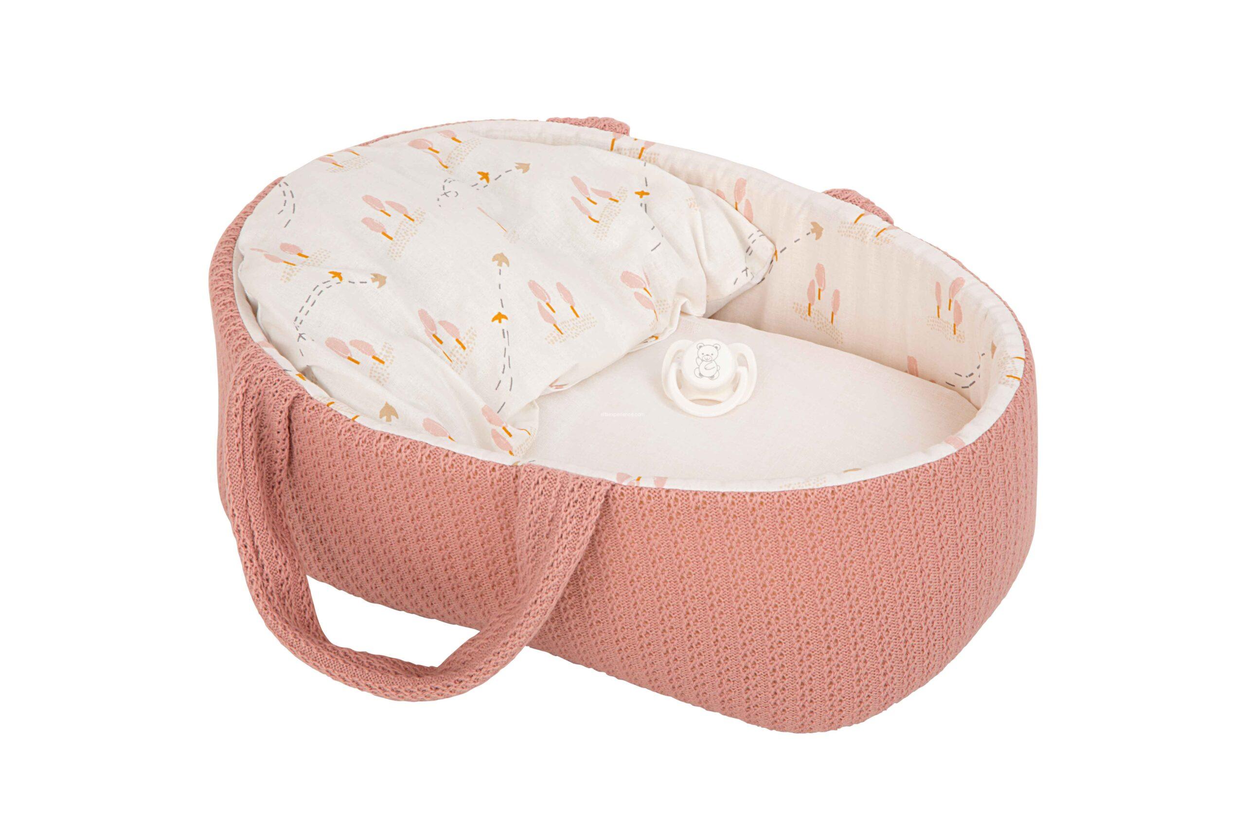 60729 ELEGANCE 33 CM BABYTO ROSA C/CAPAZO - Imagen 3
