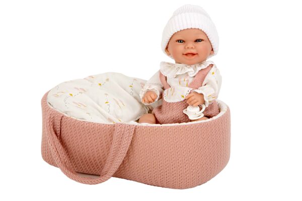 60729 ELEGANCE 33 CM BABYTO ROSA C/CAPAZO - Imagen 4