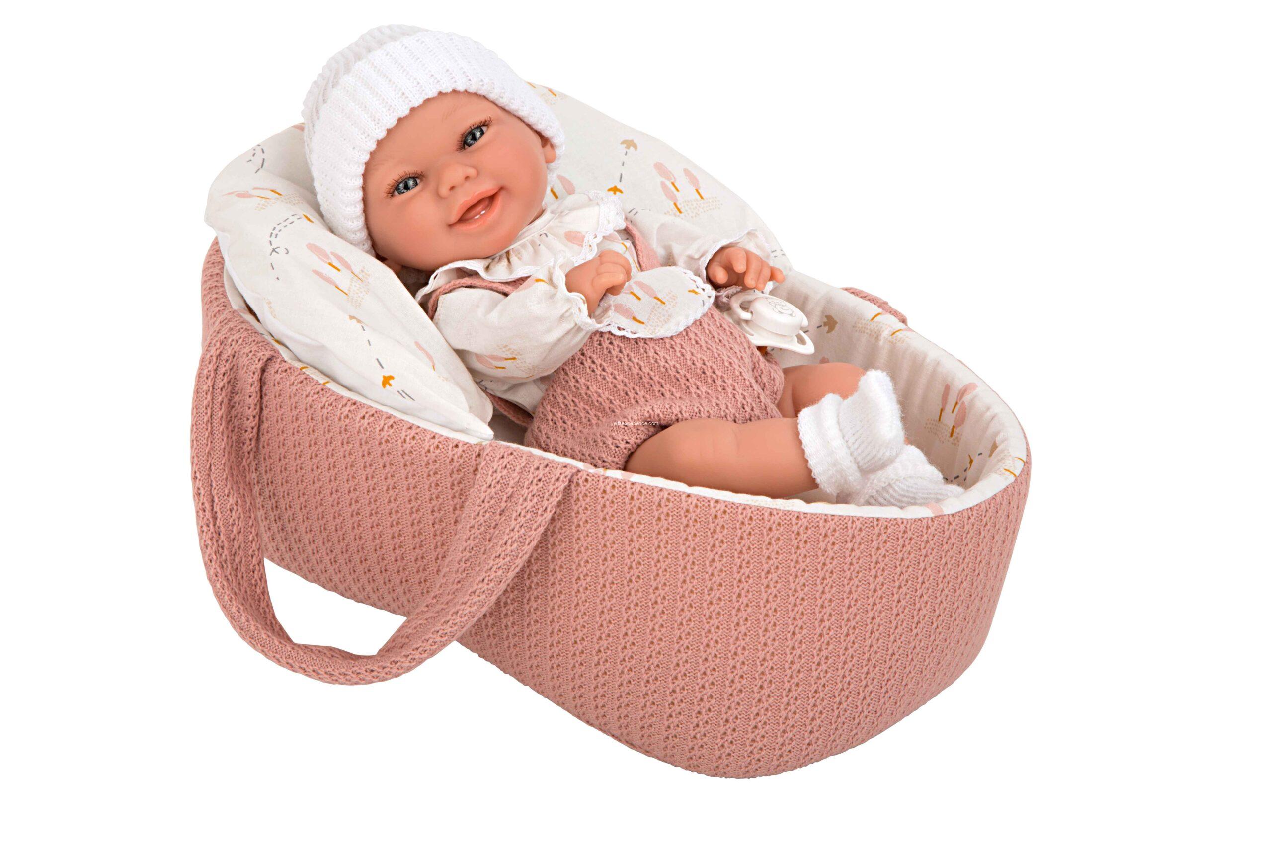 60729 ELEGANCE 33 CM BABYTO ROSA C/CAPAZO