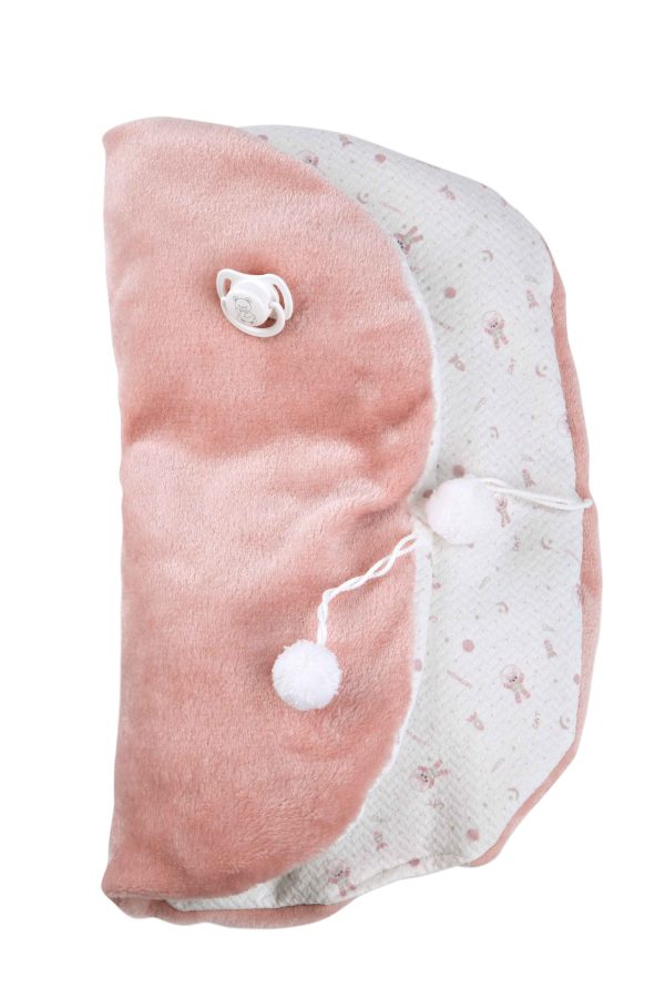 60829 ELEGANCE 35 CM BABYTO ROSA C/MANTA (MUÑECO DE PESO) - Imagen 4