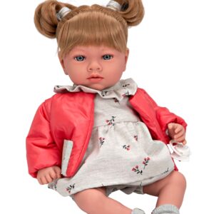 60832 Elegance Aria Coral C/Mecanismo Risa Try Me 40cm