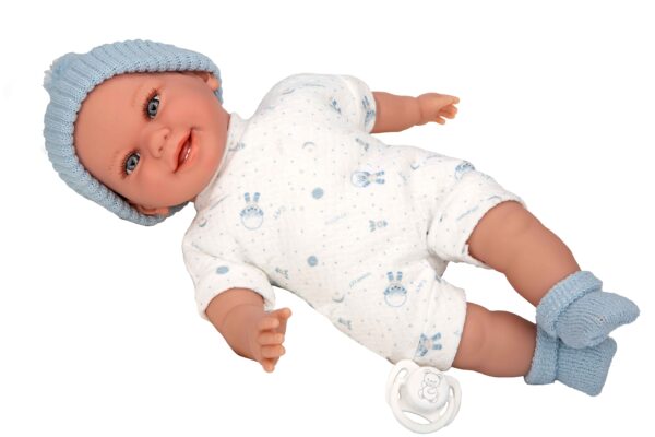 60865 ELEGANCE 34 CM BABYTO AZUL C/MECANISMO RISA TRY ME