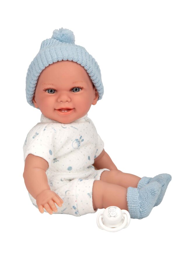 60865 ELEGANCE 34 CM BABYTO AZUL C/MECANISMO RISA TRY ME - Imagen 2