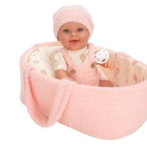 60889 ELEGANCE 33 CM GADI ROSA C/CAPAZO (Cuerpo vinyl, sexo niña)