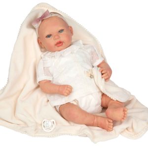 98169 REBORN ARIAS 45 CM DELIA C/MANTA C/PELO DECORADO