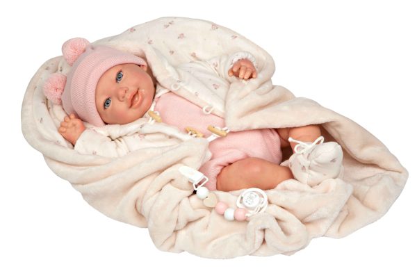 98171 REBORN ARIAS 45 CM ELBA C/MANTA - Imagen 2