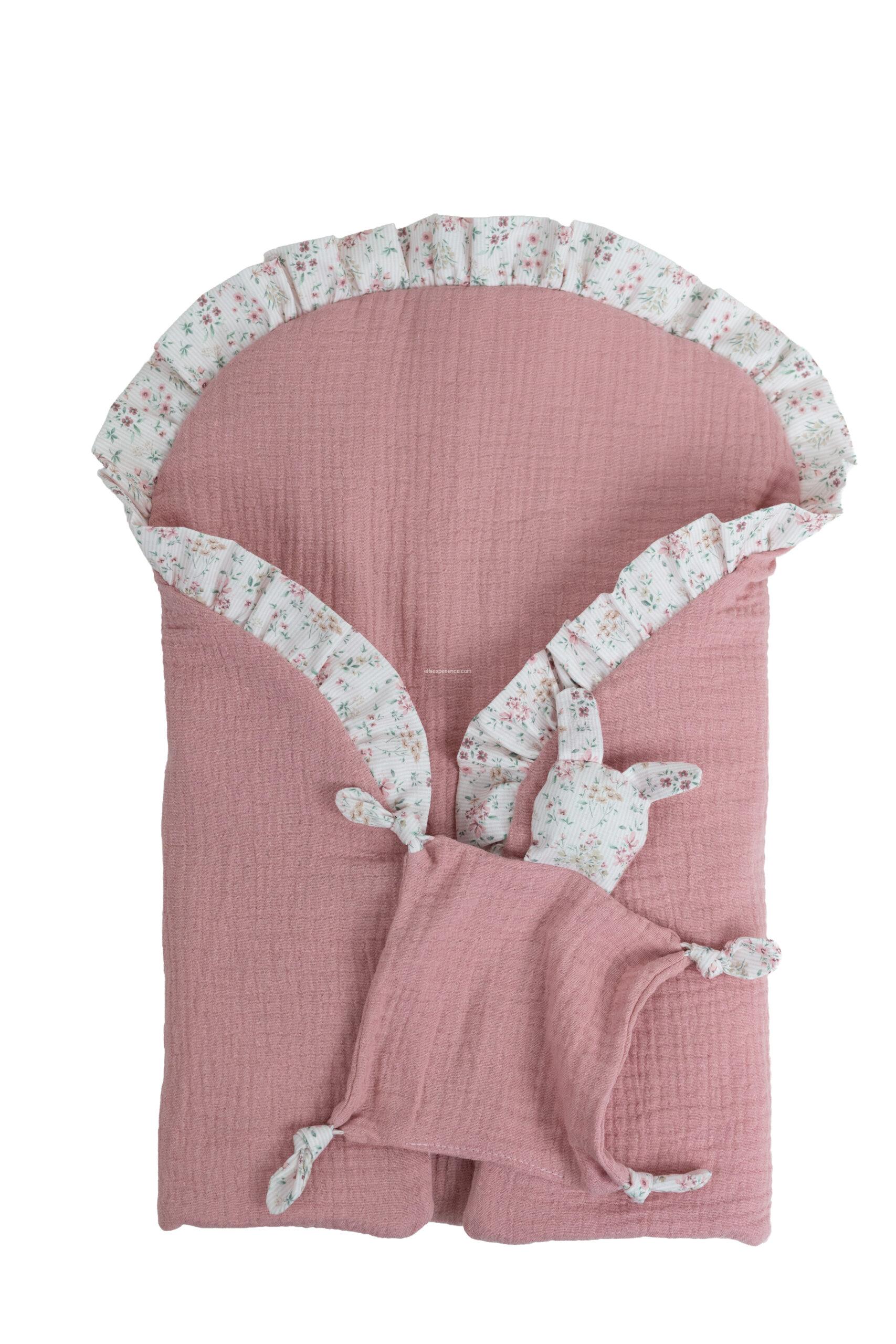 98213 REBORN ARIAS 38 CM ALBA ROSA C/MANTA Y DOUDOU (Cuerpo Vinyl, sexo niña) - Imagen 6