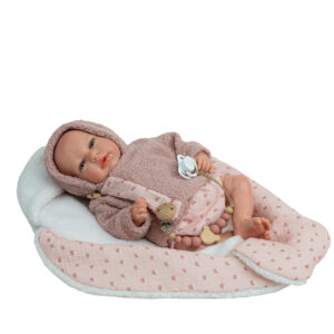 98214 REBORN ARIAS 40 CM LUNA ROSA C/MANTA NIDO