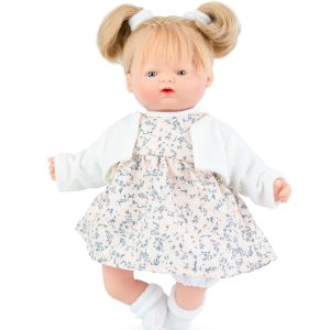 120 SUEÑECITOS BOUTIQUE (vestido azul y blanco con flores)