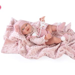 50160 Recién Nacida Mia hace pipí con manta 42 cm