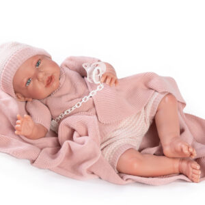 81055 Mi primer Reborn Daniela con Toquilla 52cm
