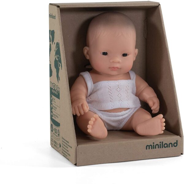 31126 Baby 21 cm Asiática niña caja con ropa interior