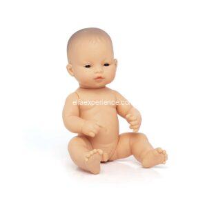 31035 Baby 32 cm Asiático niño bolsa sin ropa interior