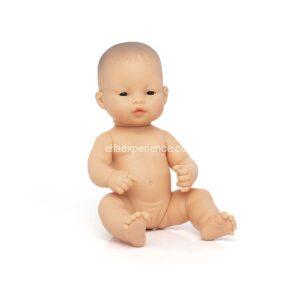 31036 Baby 32 cm Asiática niña bolsa sin ropa interior