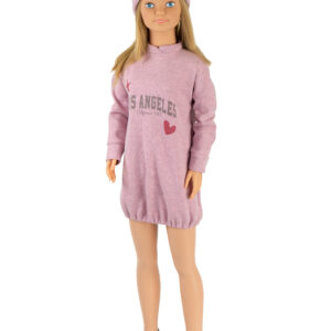 24577 CAROLE 105 CM ROSA C/PELO