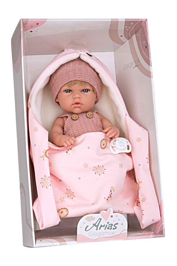 60787 ELEGANCE 30 CM  NATAL ROSA C/PORTABEBÉ - Imagen 5