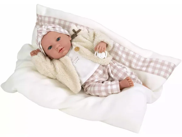 60824 ELEGANCE 40 CM ARIA ROSA C/COJIN  (MUÑECO DE PESO)