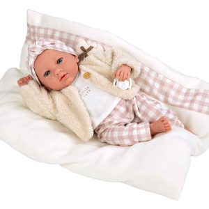 60824 ELEGANCE 40 CM ARIA ROSA C/COJIN  (MUÑECO DE PESO)
