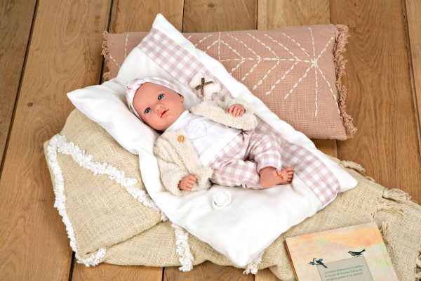 60824 ELEGANCE 40 CM ARIA ROSA C/COJIN  (MUÑECO DE PESO) - Imagen 6