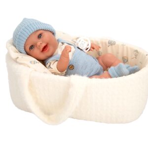 60893 ELEGANCE 33 CM GADI AZUL C/CAPAZO (Cuerpo vinyl, sexo niño)