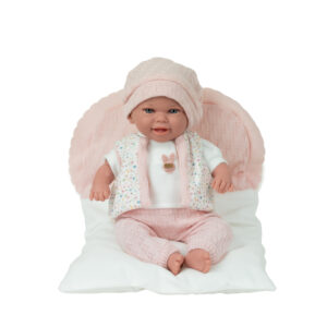 60967 ELEGANCE 35 CM BABYTO ROSA C/COJIN (MUÑECO DE PESO)