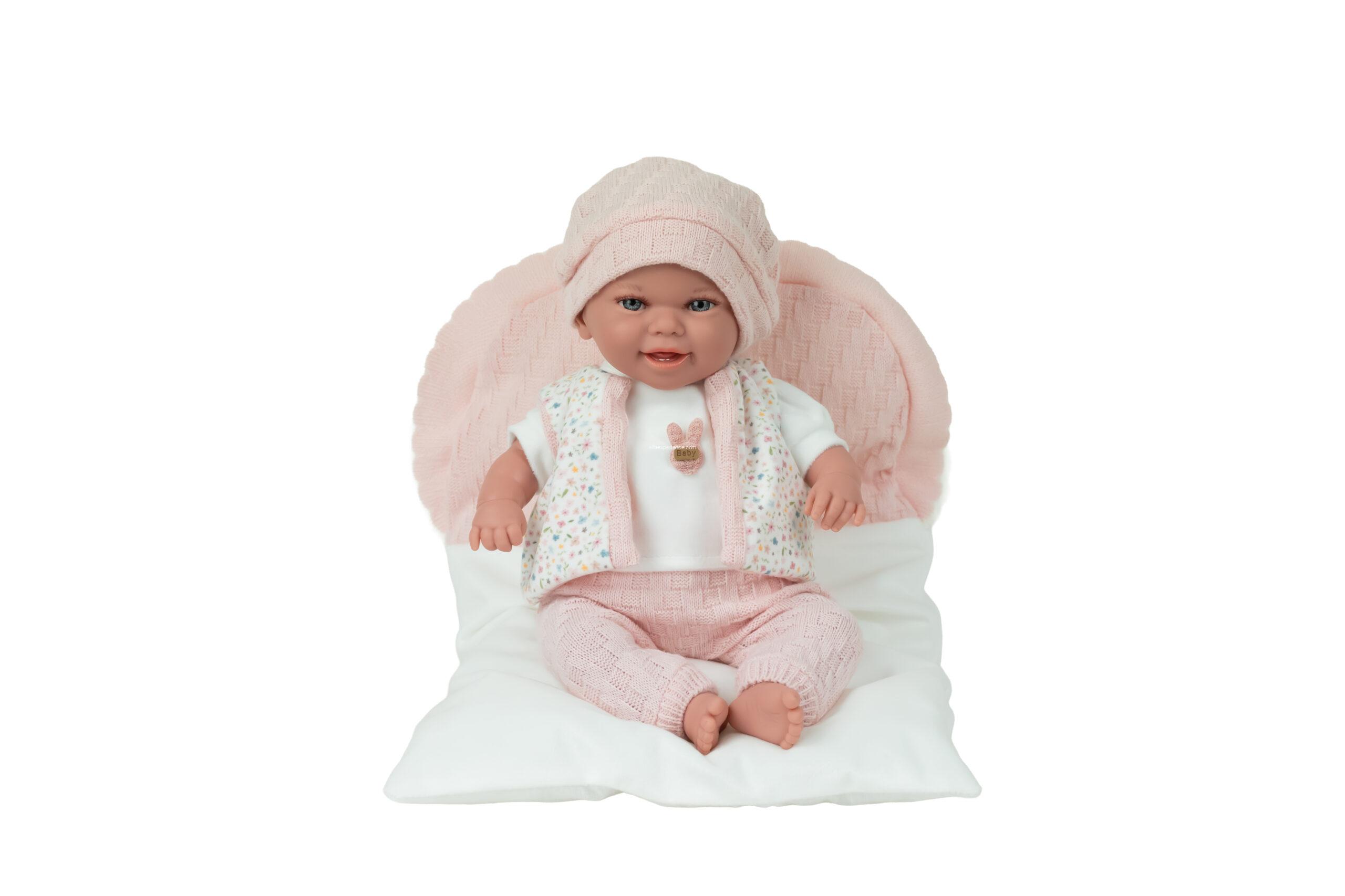 60967 ELEGANCE 35 CM BABYTO ROSA C/COJIN (MUÑECO DE PESO)