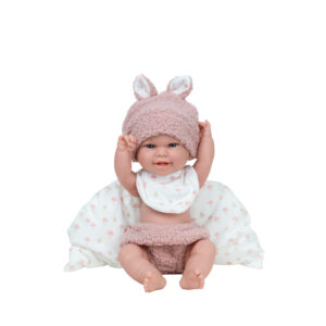 60973 ELEGANCE 33 CM BABYTO ROSA C/CAPAZO (Cuerpo vinyl, sexo niña)