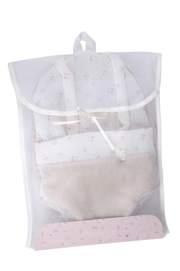 6333 PORTABABE BEIGE (PARA MUÑECOS DE 40-45 CM) - Imagen 3