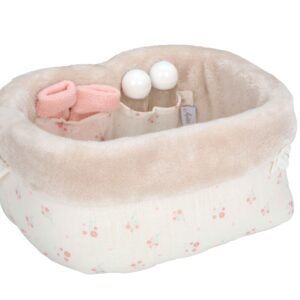 6334 CANASTILLA ELEGANCE BEIGE C/ACCESORIOS 10x1