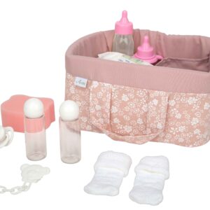 6362 CANASTILLA ELEGANCE ROSA CON ACCESORIOS