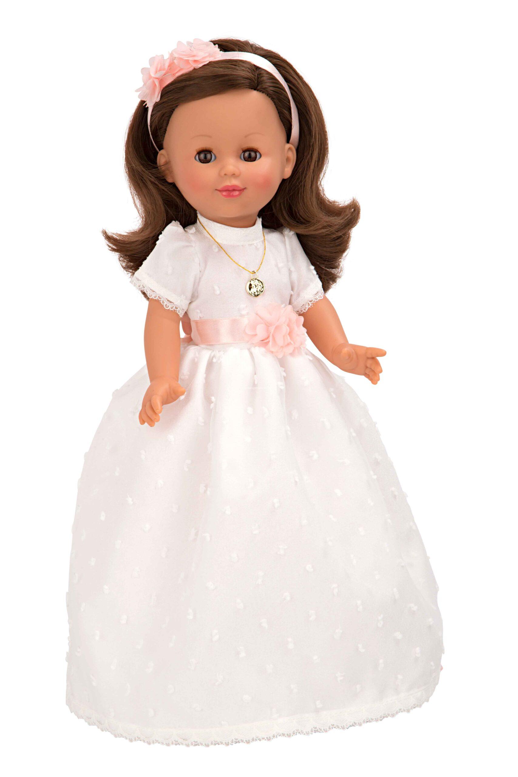 65347 MUÑECA DE COMUNION 42 CM CASTAÑA