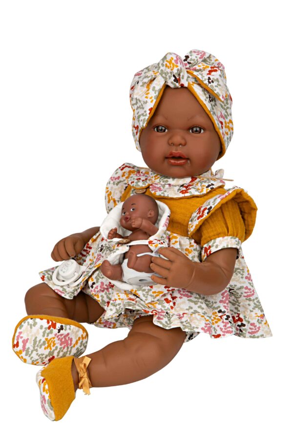 65370 ELEGANCE 45 CM MIES MULATO Y ARAN MOSTAZA - Imagen 3
