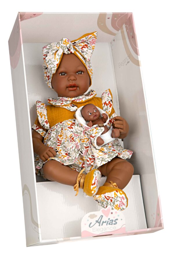65370 ELEGANCE 45 CM MIES MULATO Y ARAN MOSTAZA - Imagen 7