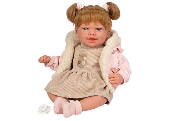 65374 ELEGANCE 45 CM ADI BEIGE C/PELO C/MECANISMO RISA TRY ME