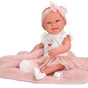 65395 ELEGANCE 42 CM ZOE BAILARINA ROSA C/COJIN  (Cuerpo vinyl, sexo niña)