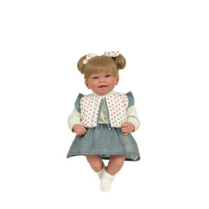 65413 ELEGANCE 45 CM ZOE NIÑA C/MECANISMO RISA TRY ME C/PELO