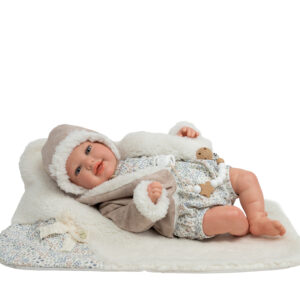 98221 REBORN ARIAS 45 CM ANGEL AZUL C/MANTA