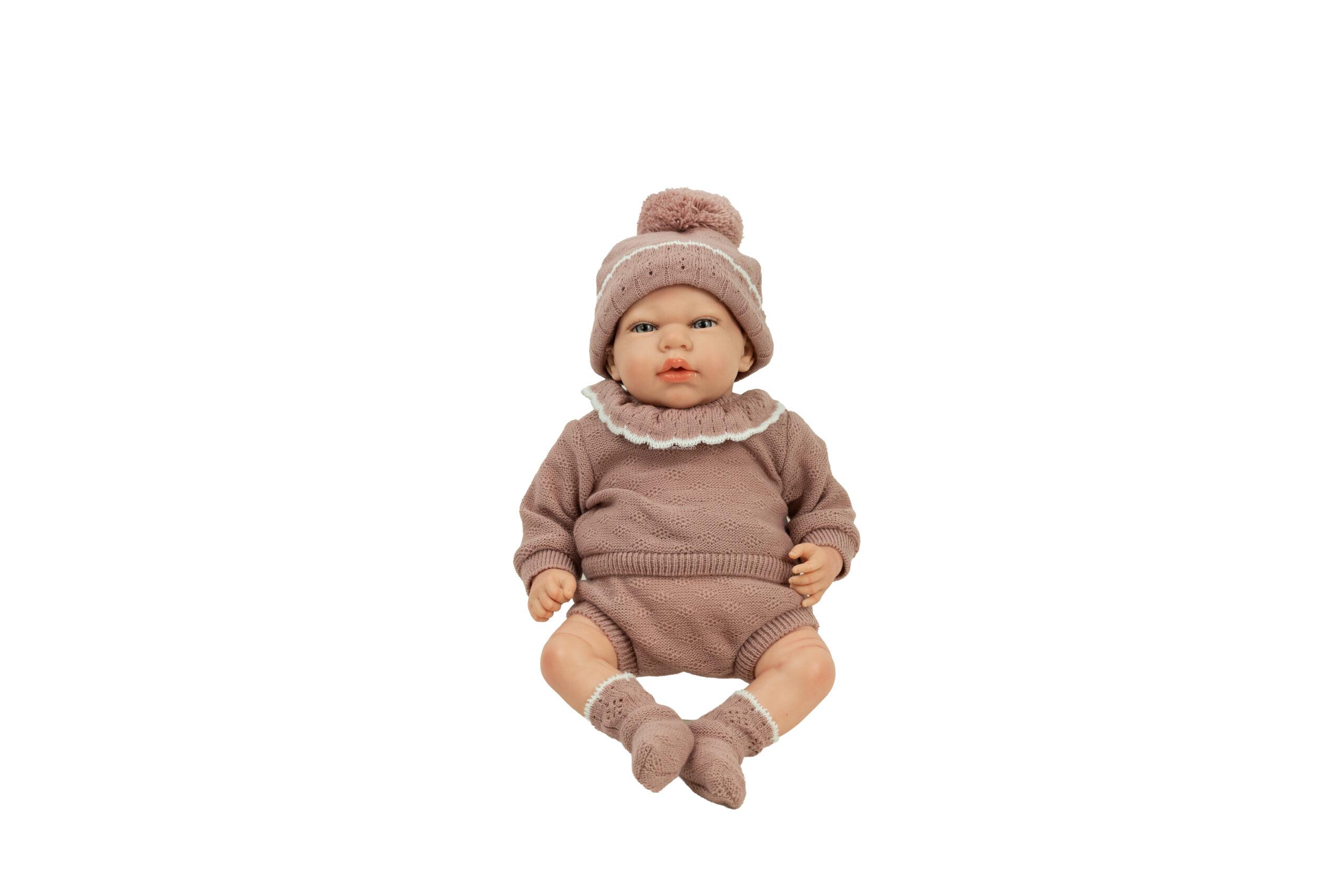 98227 REBORN ARIAS 40 CM GRETA ROSA C/MANTA - Imagen 6