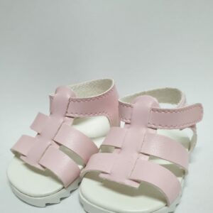 Sandalia tiras rosa bebe lugano mate 8,5