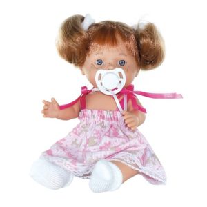 3000U Baby’s Display 2 coletas, peliroja, vestido blanco y rosa