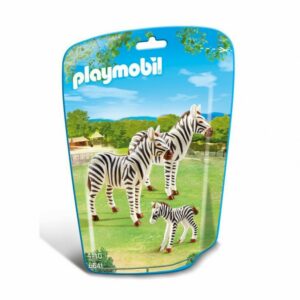 6641 Zoo familia cebras