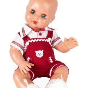 JB05041 Juanín Bebé Conjunto Peto Burdeos