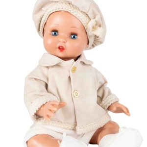 JB05064 JB Conjunto Abrigo/Boina Beig