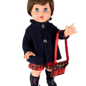 JP50067 Conjunto Abrigo Lana Marino