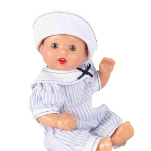 MJB05059 MINI JB Pelele Celeste Rayas