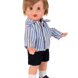 MJP05006 MINI JP Pantalón Marino/Camisa Rayas