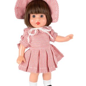 MM60001 MINI MP vestido rayas blanco/rojo