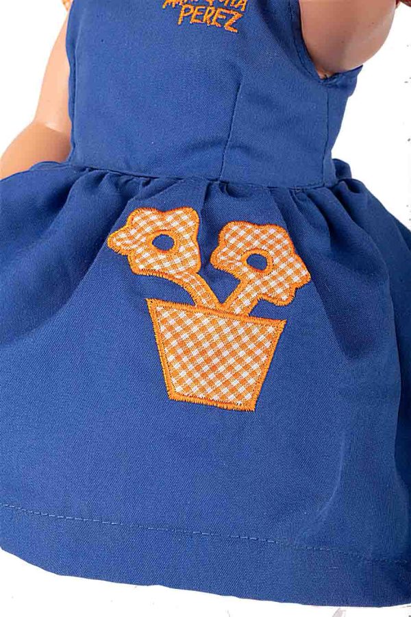 MM60002 MINI MP vestido azul capota - Imagen 2