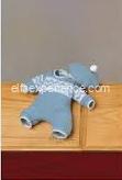 MJB25017 conjunto Mini Pelele Punto Celeste