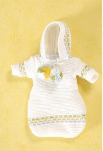 MJB25035 Mini conjunto saco punto/pelele